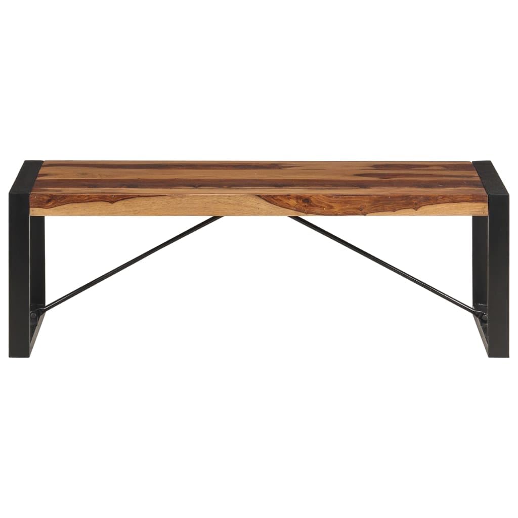 Brown Solid Sheesham Wood Coffee Table B403