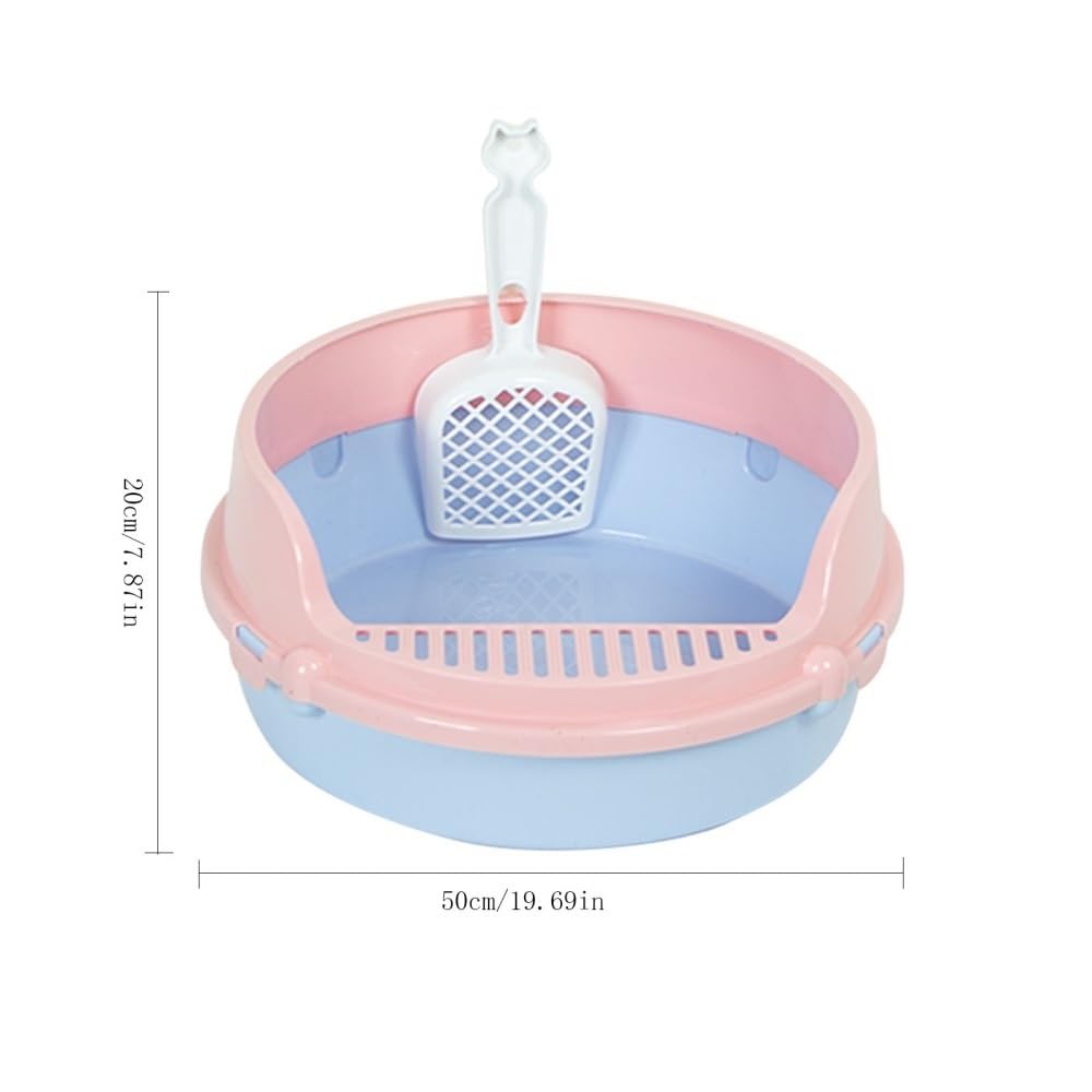 Semi-Enclosed Cat Litter Box B9336