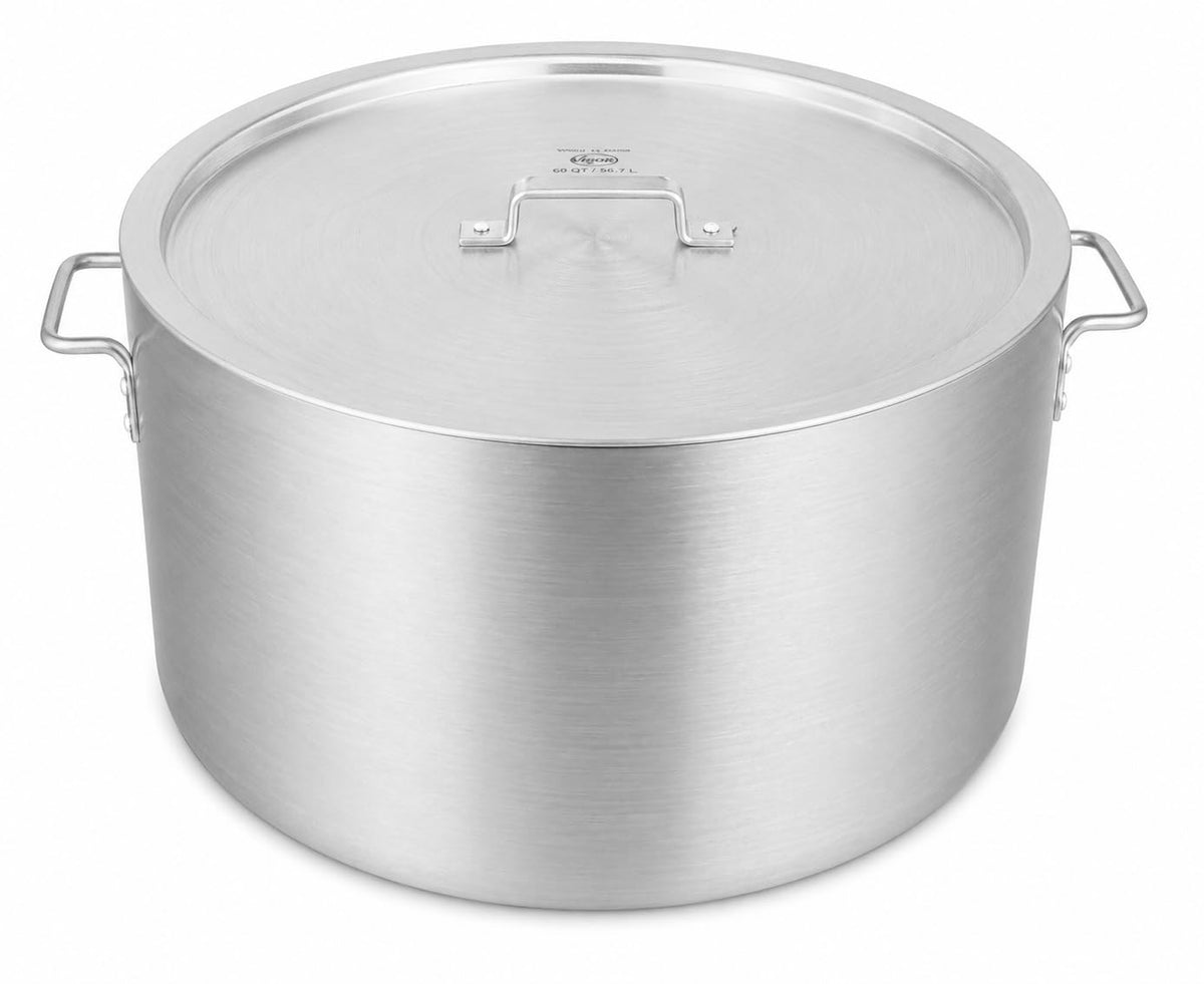 60 Qt Aluminum Sauce Pot with Cover V613