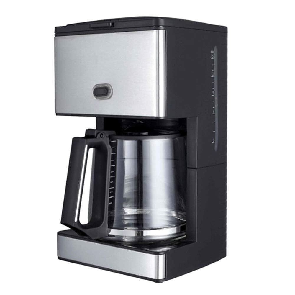 Black Stainless Steel 1.8L Drip Coffee Maker Y6943