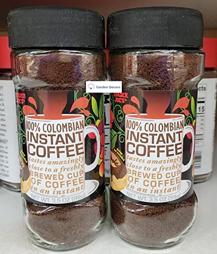 100% Colombian Instant Coffee 3.5oz (Two Bottles) B790053