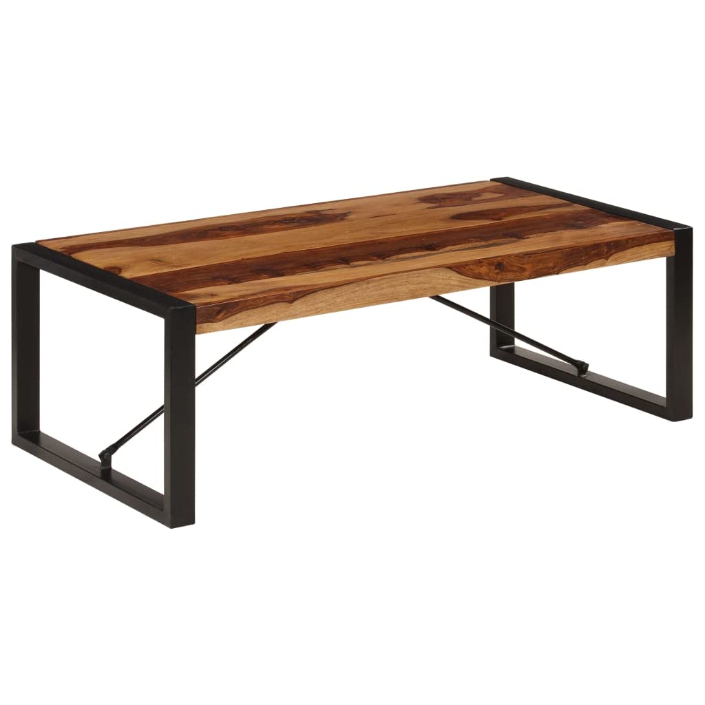 Brown Solid Sheesham Wood Coffee Table B403