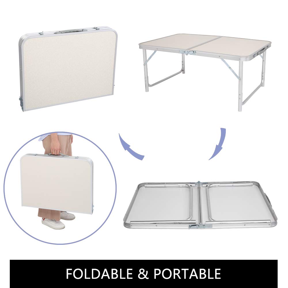 3ft Portable Folding Aluminum Camping Table B315572