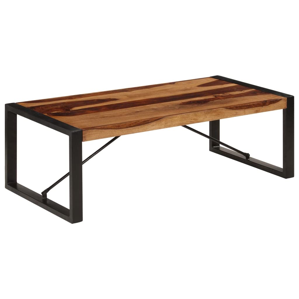 Brown Solid Sheesham Wood Coffee Table B403