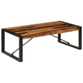 Brown Solid Sheesham Wood Coffee Table B403