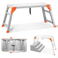 Adjustable Aluminum Folding Work Platform 330 lbs Capacity S25750