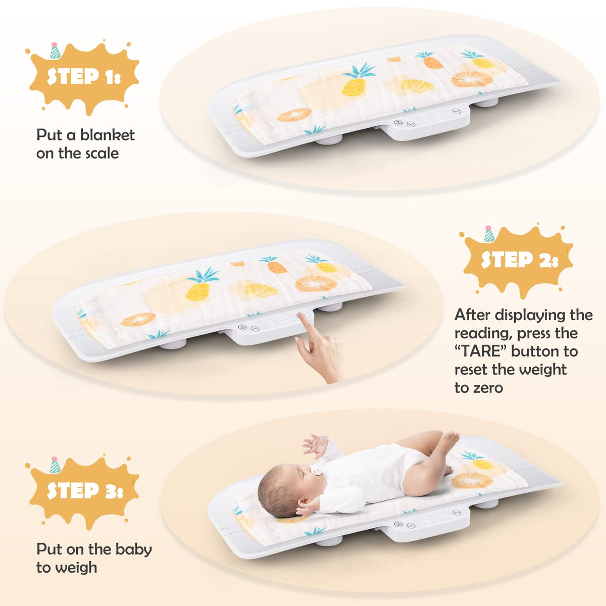 66lb Digital Baby Pet Scale with Smart App Control H26780