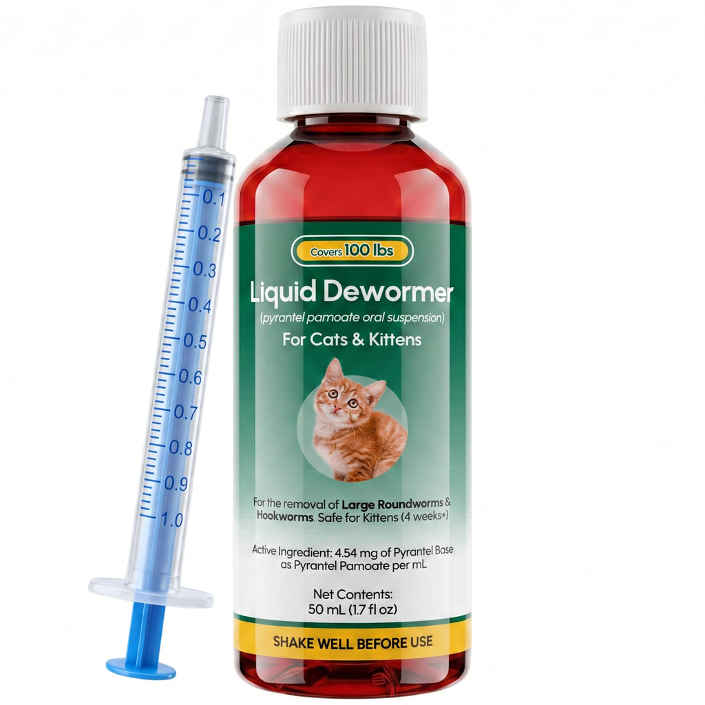 Pyrantel Pamoate Dewormer for Cats & Kittens 50ml D52275