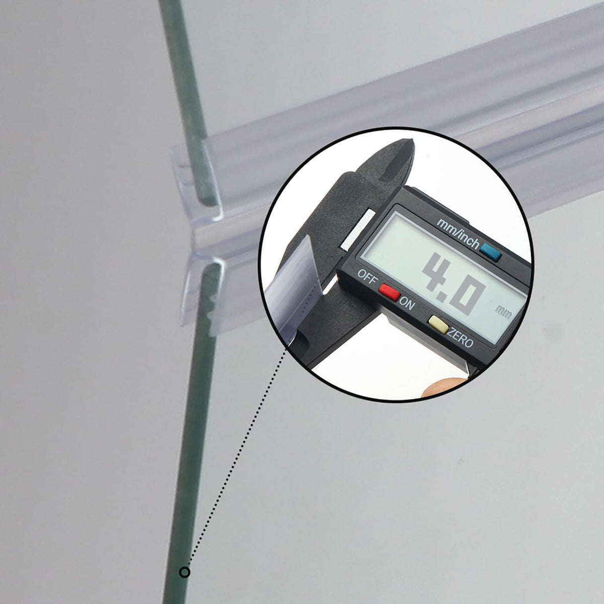 Clear Tempered Glass Canopy Z95555