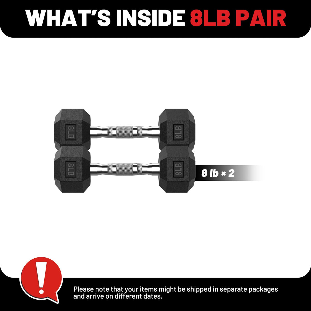 2.5-100lb Dumbbell U8199