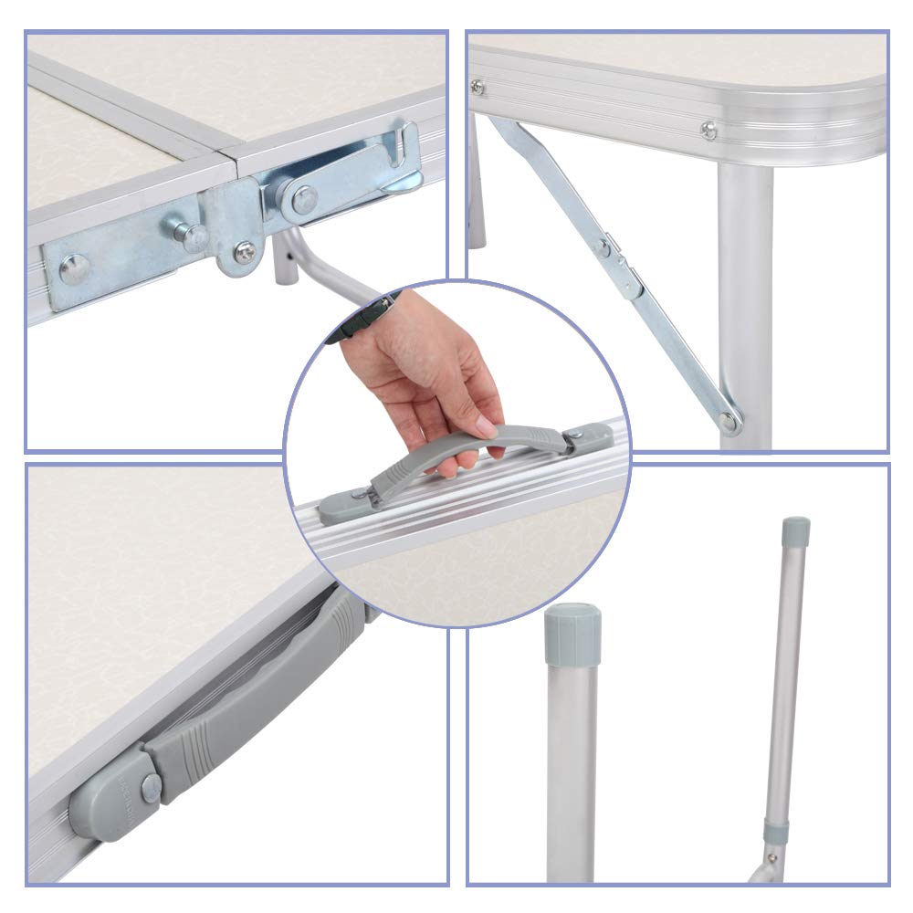 3ft Portable Folding Aluminum Camping Table B315572