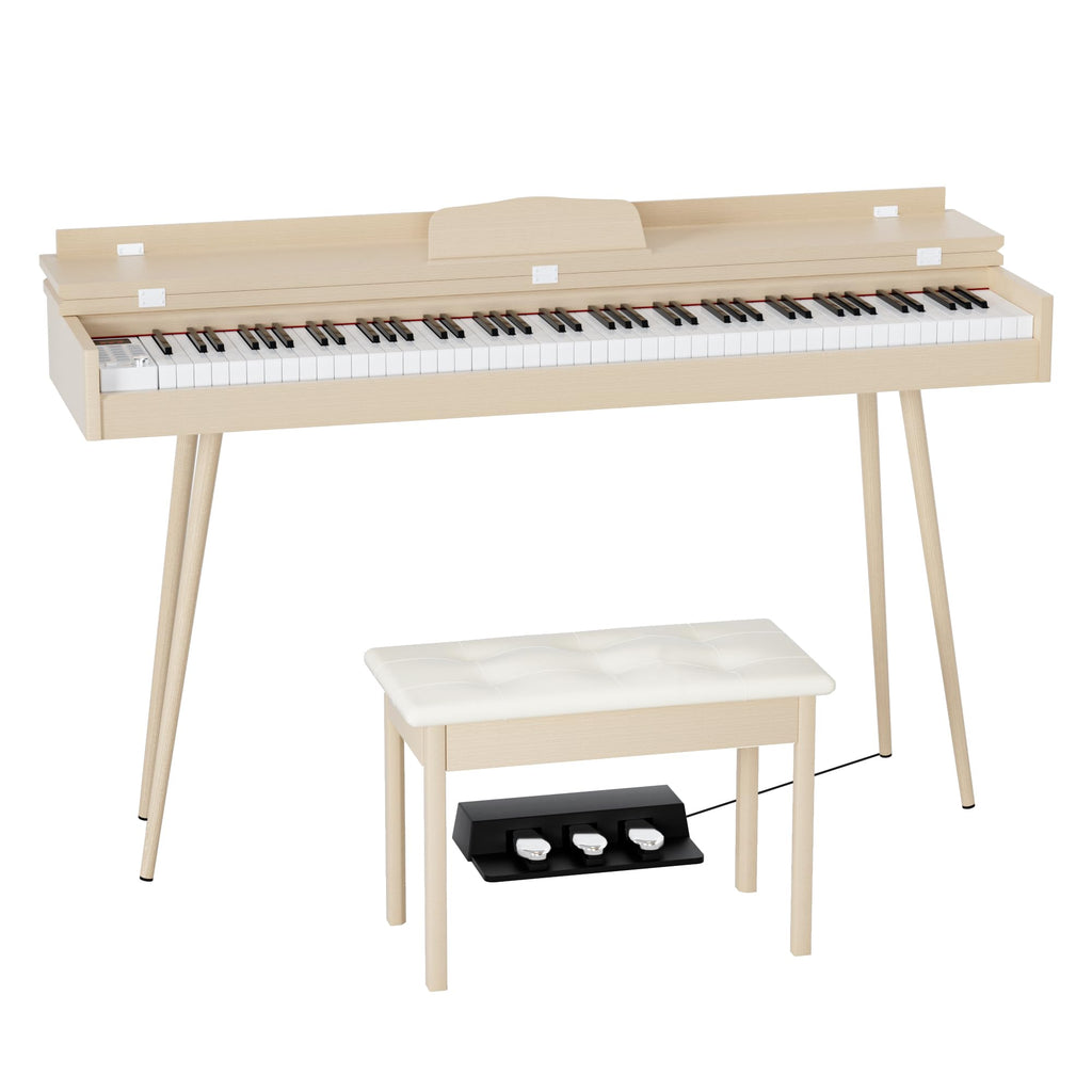 88-Key Weighted Digital Piano with 3-Pedal and Stand D78767