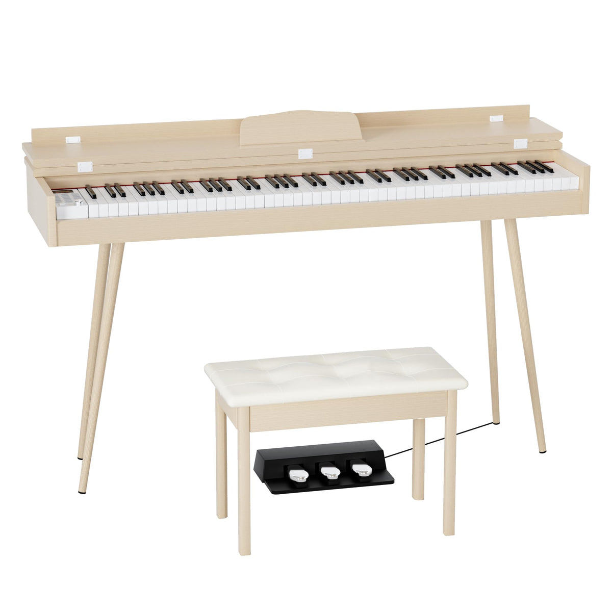 88-Key Weighted Digital Piano with 3-Pedal and Stand D78767