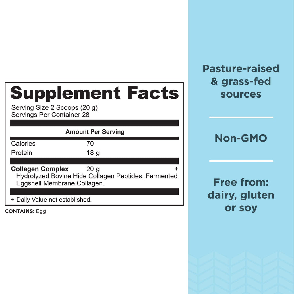 Hydrolyzed Collagen Peptides Powder, Unflavored E655