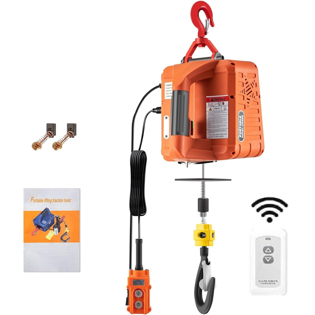 1500W Portable Electric Hoist Winch Y281