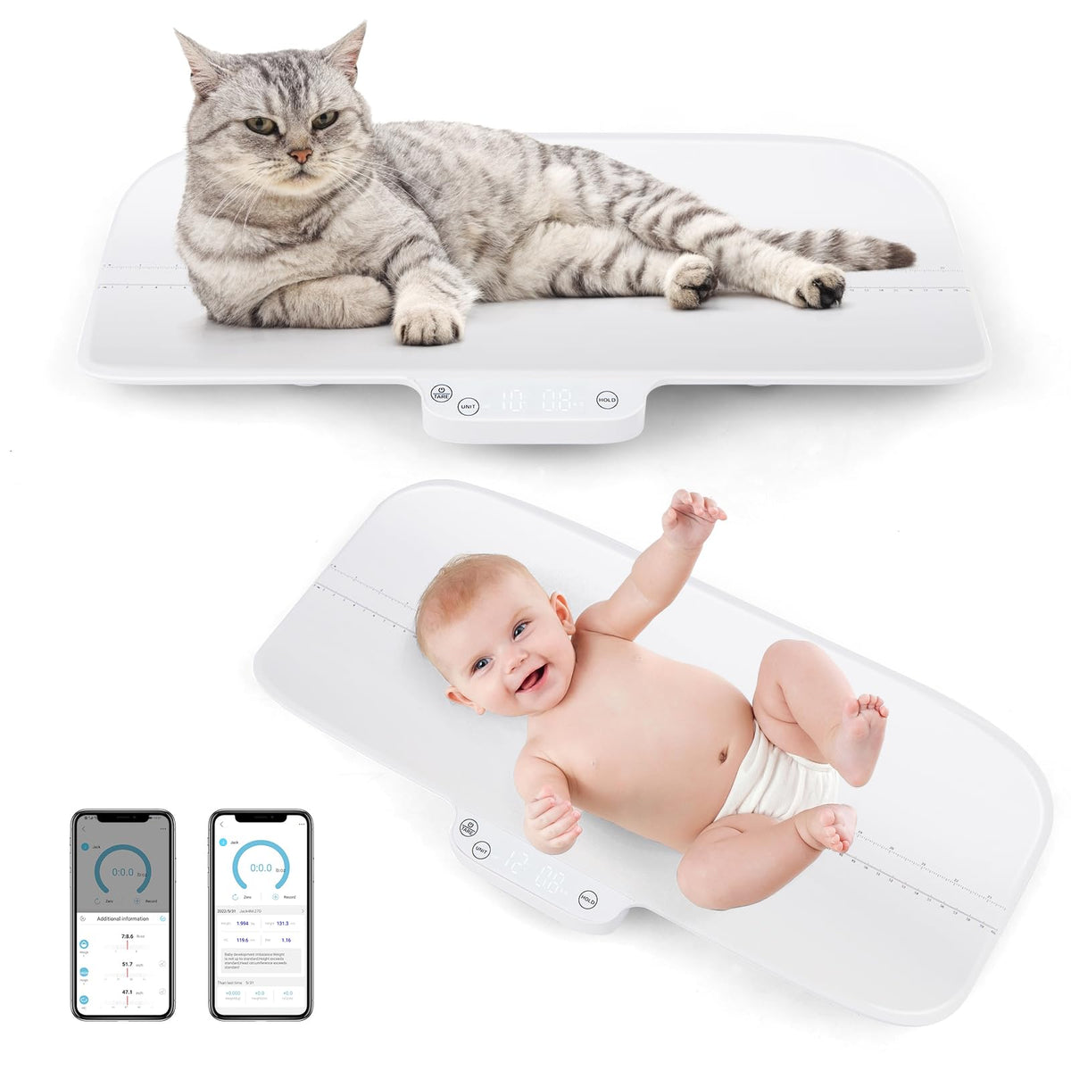 66lb Digital Baby Pet Scale with Smart App Control H26780