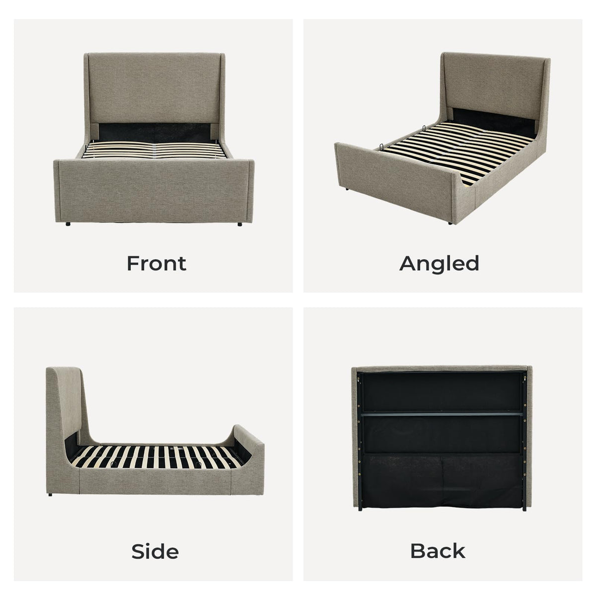 Full Size Lift Up Storage Bed Frame U250926