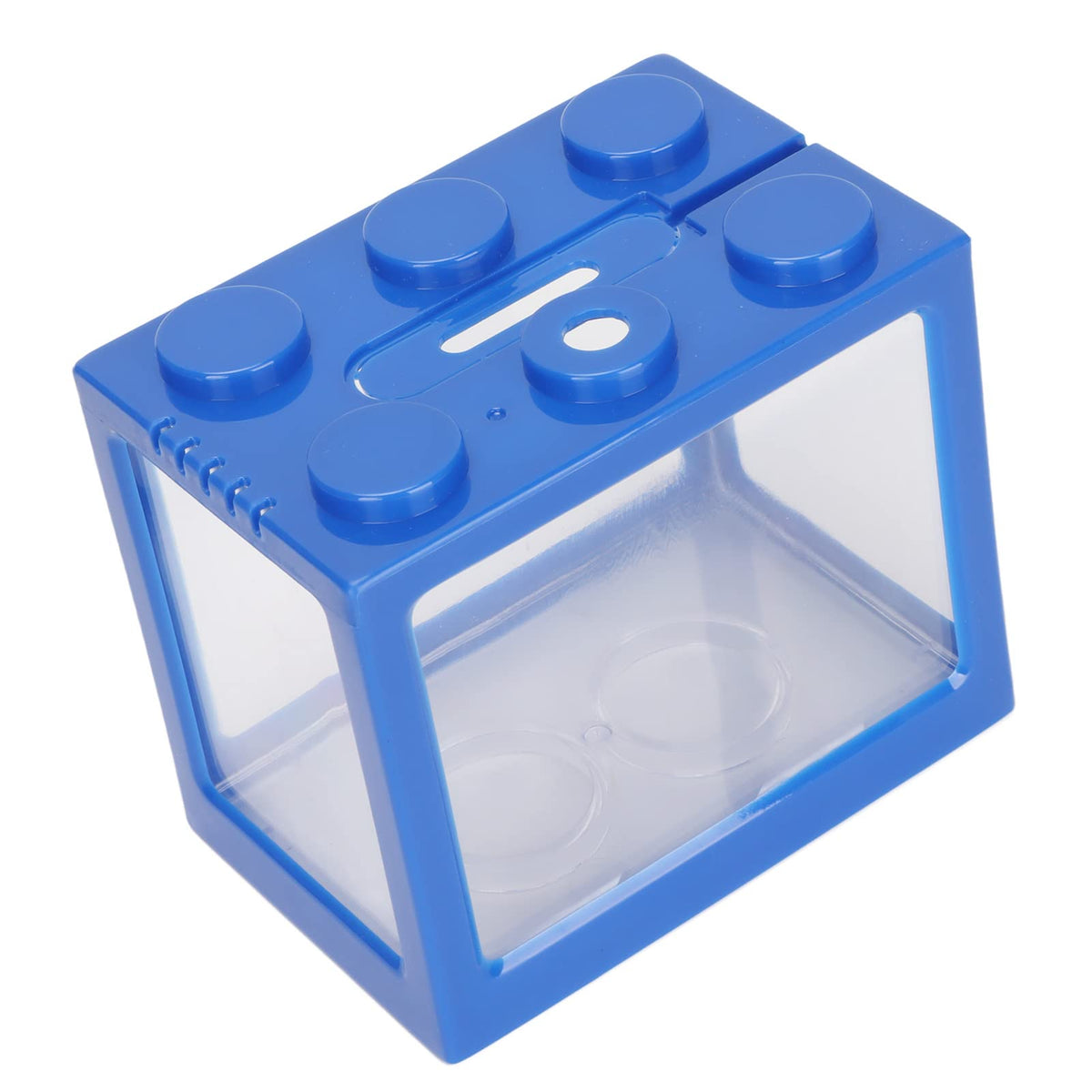 Mini Plastic Stackable Betta Fish Cube with LED Desktop Aquarium Kit N1694