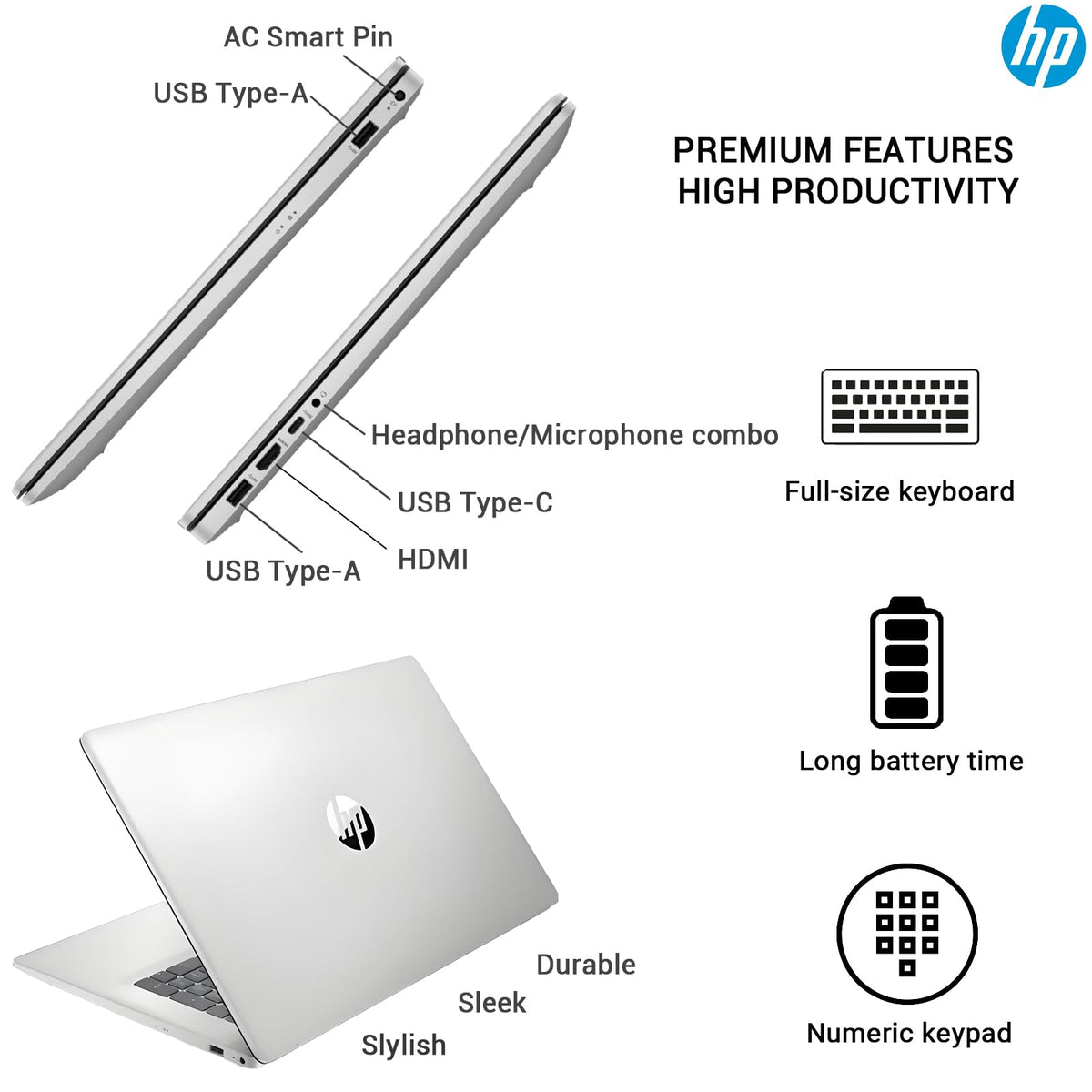 17.3 FHD IPS Laptop PC D8897