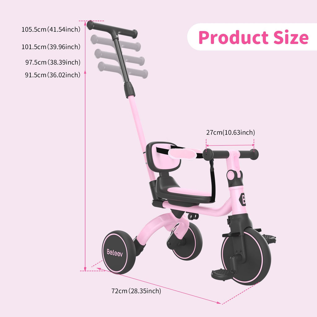 5 in 1 Toddler Tricycle & Balance Bike M111472