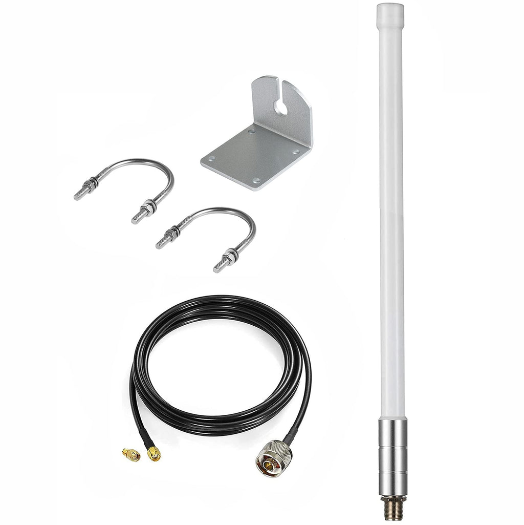 Waterproof 8dBi Omni-Directional Glass Fiber LoRaWan 915MHz Antenna with 5M Cable J37524