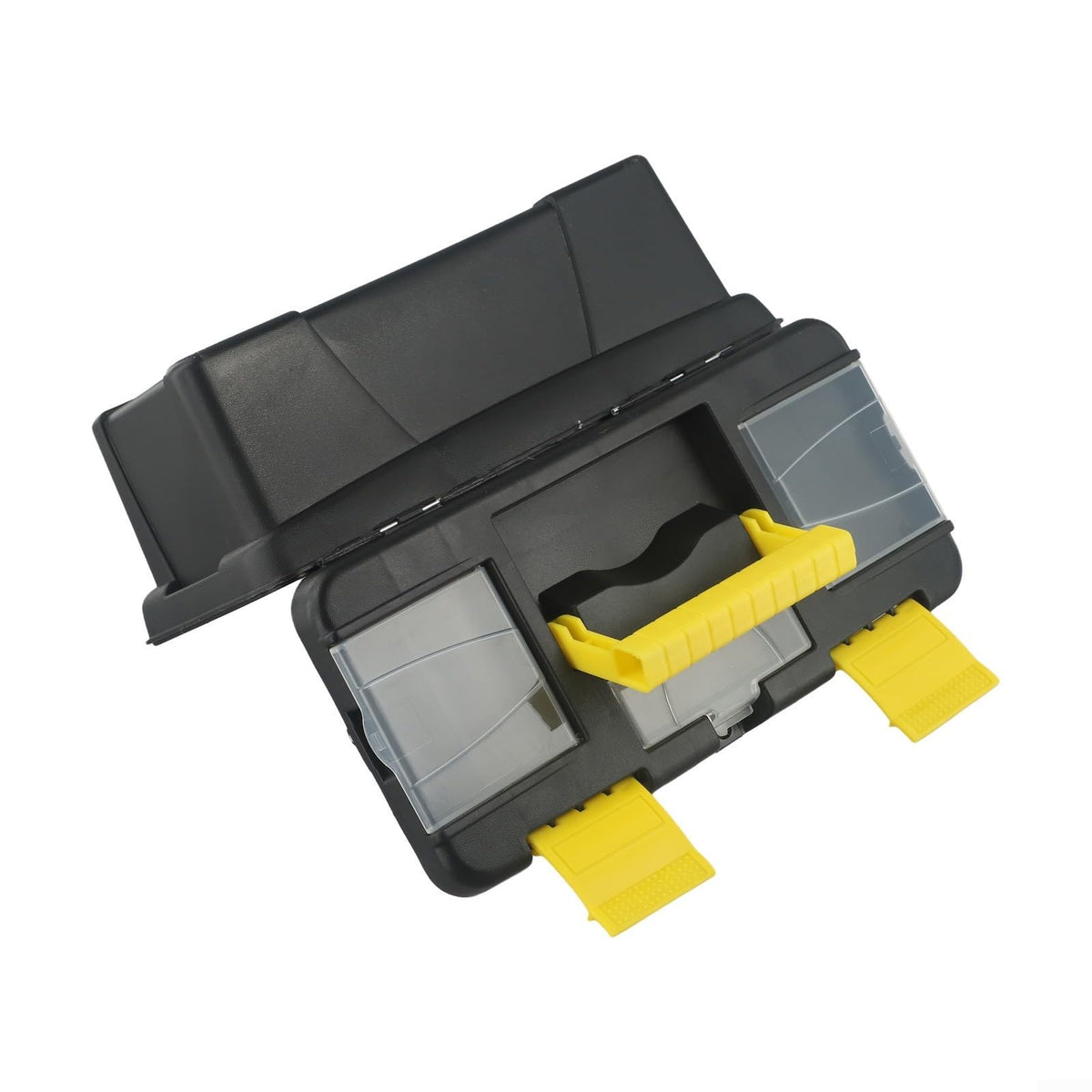 10-Inch Plastic Tool Box with Reinforced Handle and Secure Latches S7378