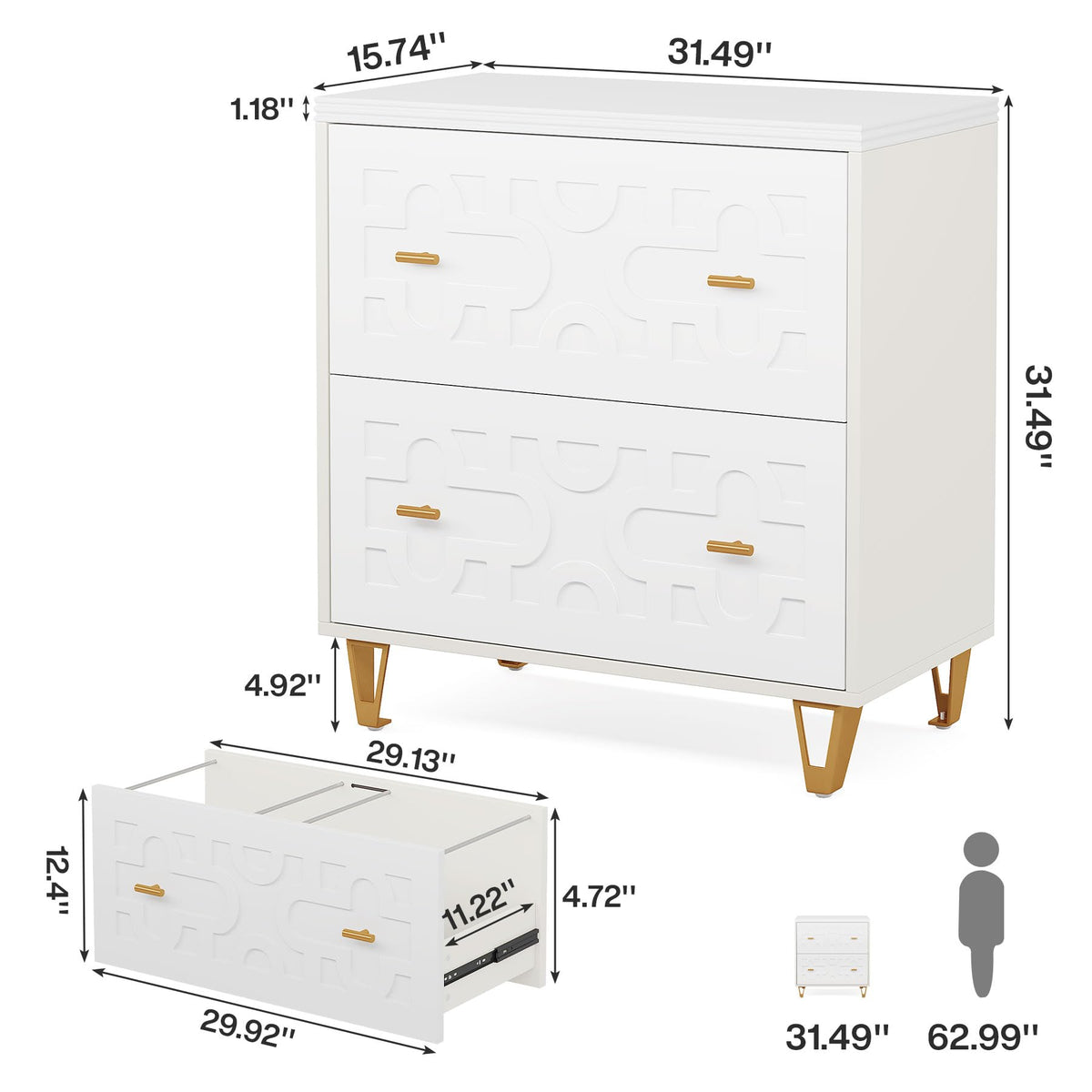 2-Drawer Lateral File Cabinet U882150