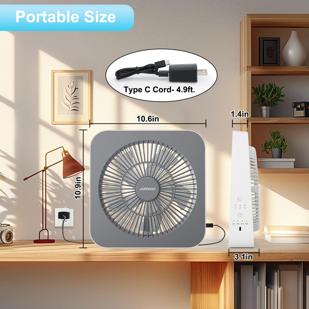 10 inch Box Fan with 3 Speeds E973