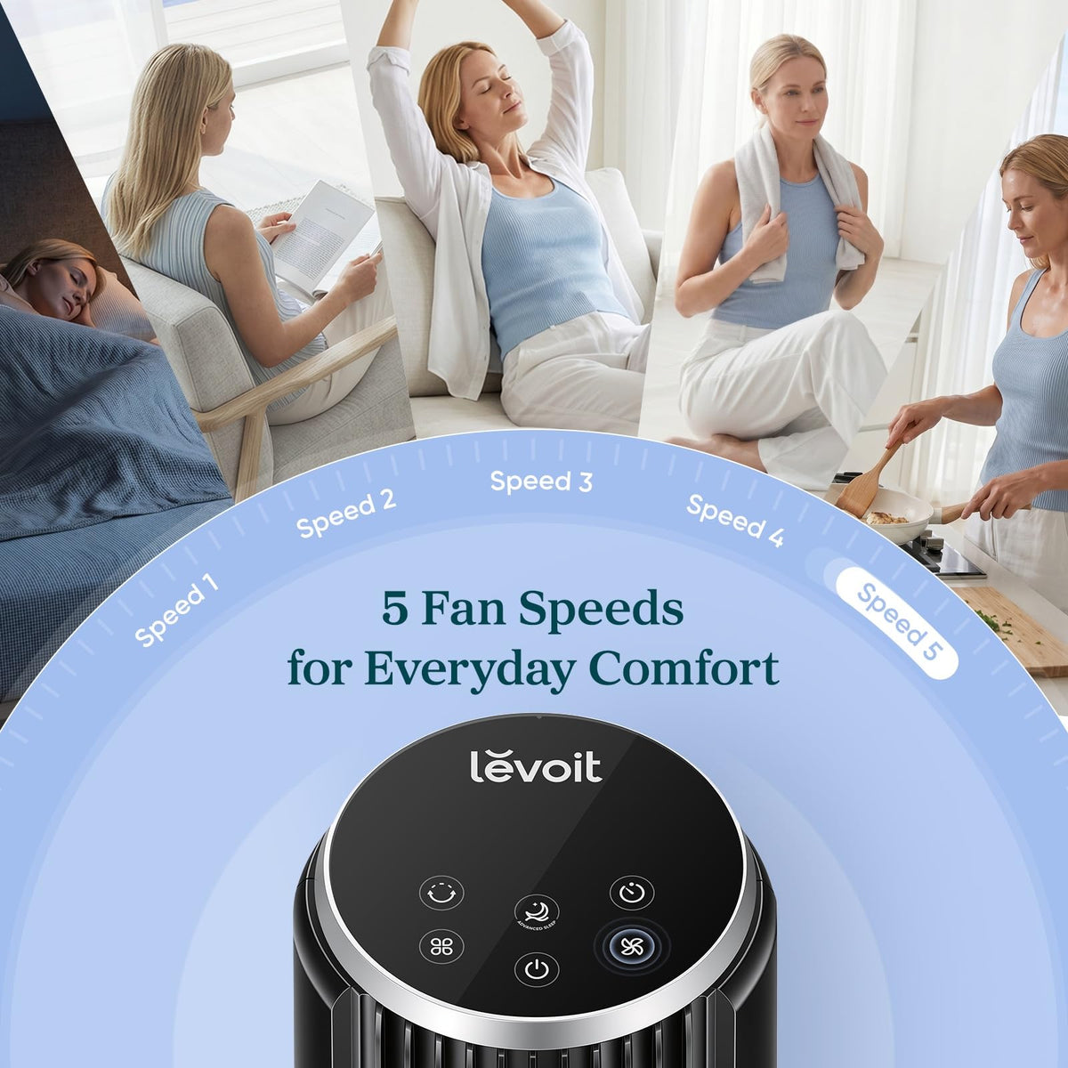 Quiet Tower Fan E1420