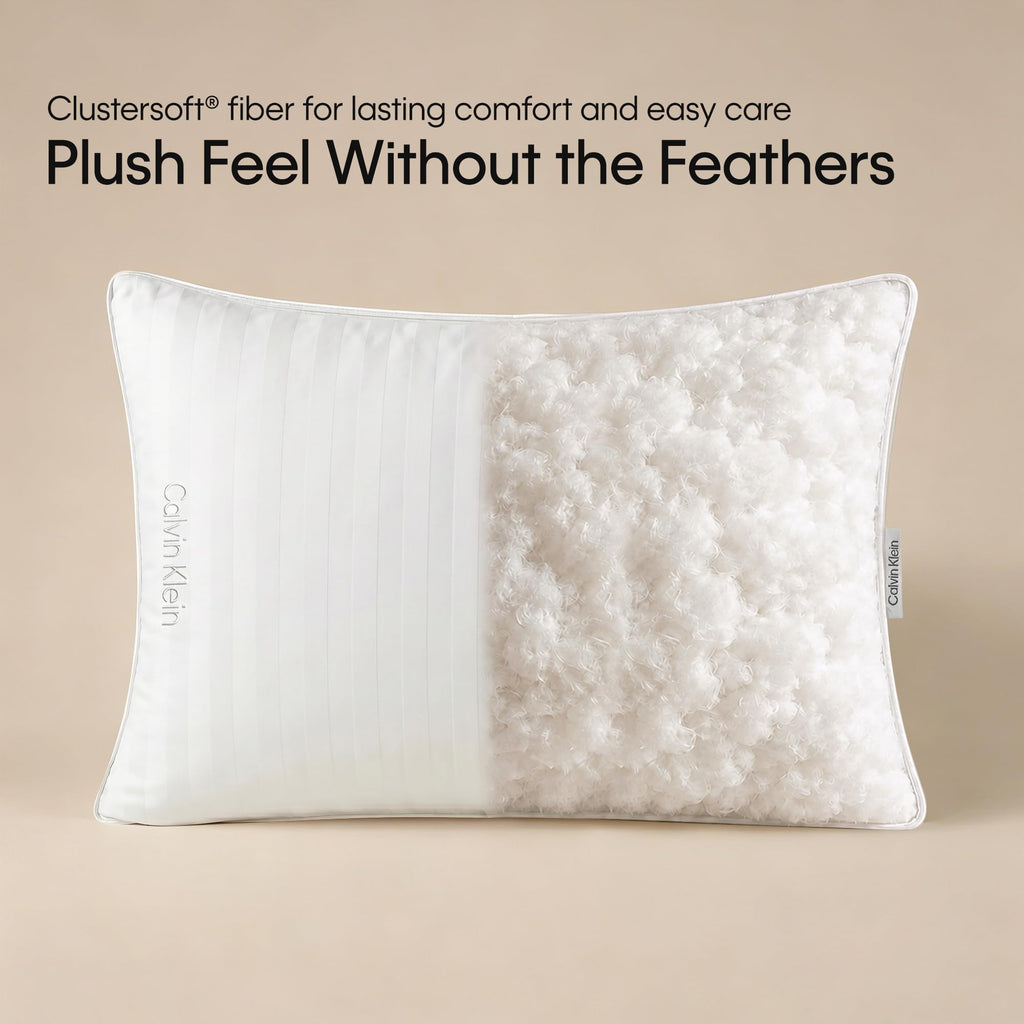 King Size Set of 2 Medium Soft Bed Pillows Q3017