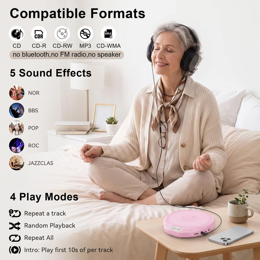Portable CD Player with Earphones E231449