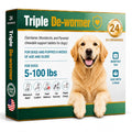 Broad Spectrum Dog Dewormer Tablets with Pyrantel Pamoate, 24 Tablets Y17629