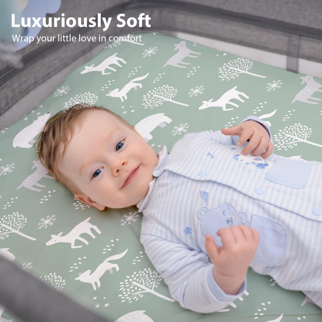 Fitted Bassinet Sheets 33”x20” 3-Pack A56283