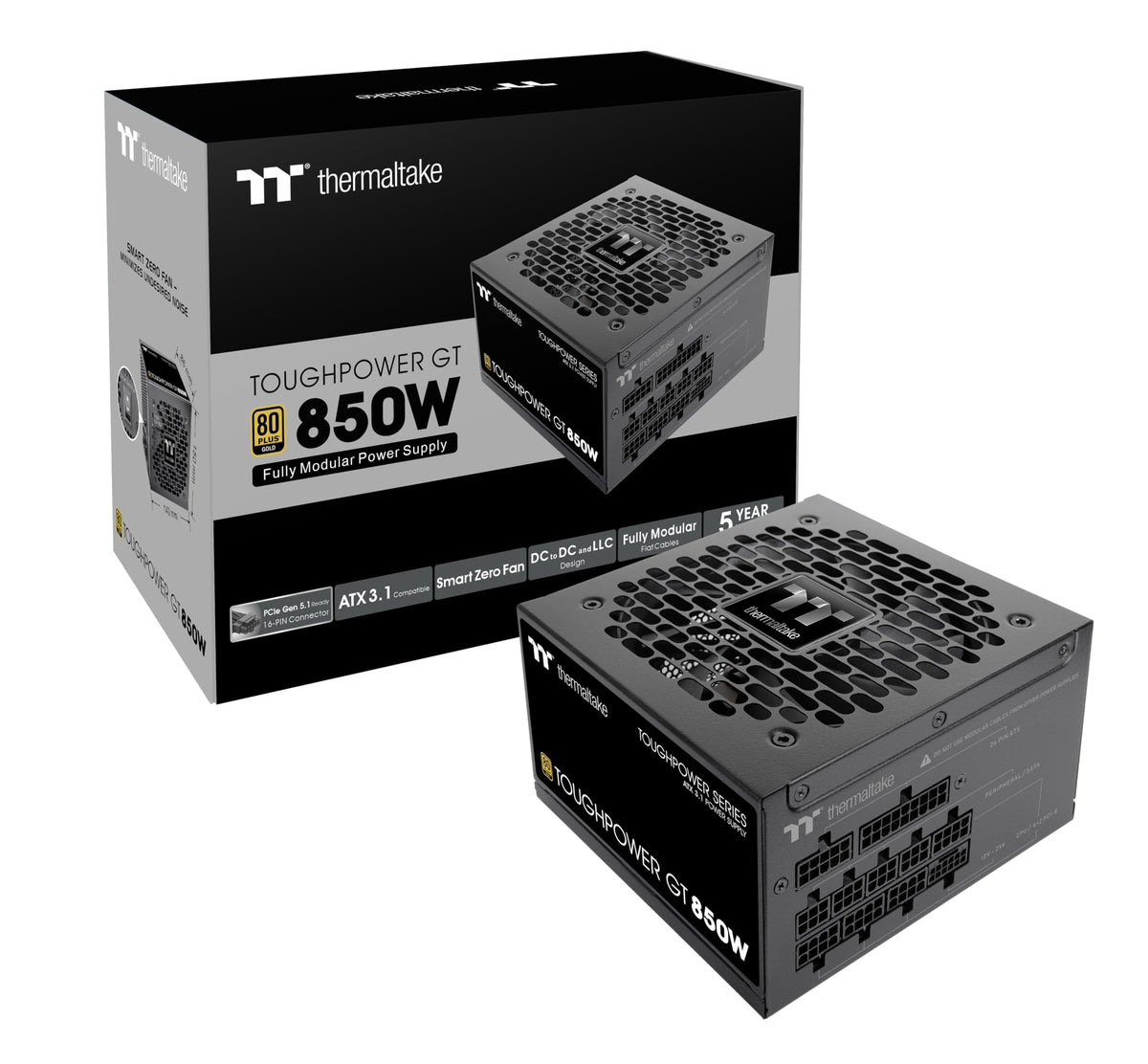 850W ATX 3.1 80 Plus Gold Power Supply D671