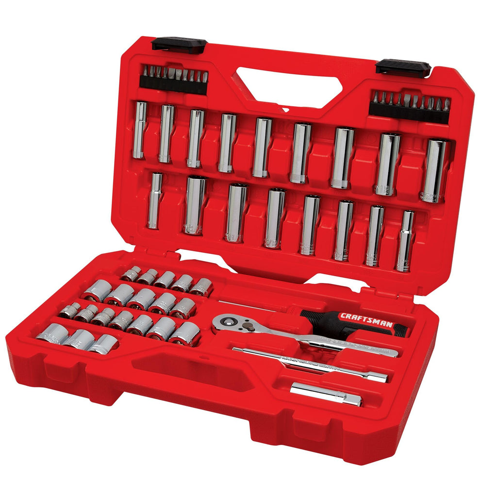 Mechanics Tool Set, 3/8 Inch Drive, 61 Piece O8800