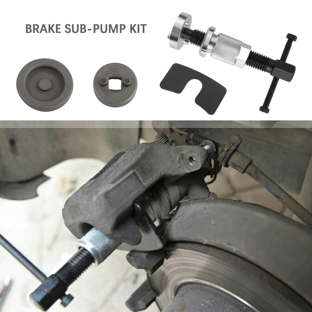 Chrome-Plated Steel 5PCS Brake Caliper Compression Tool Set Z132930