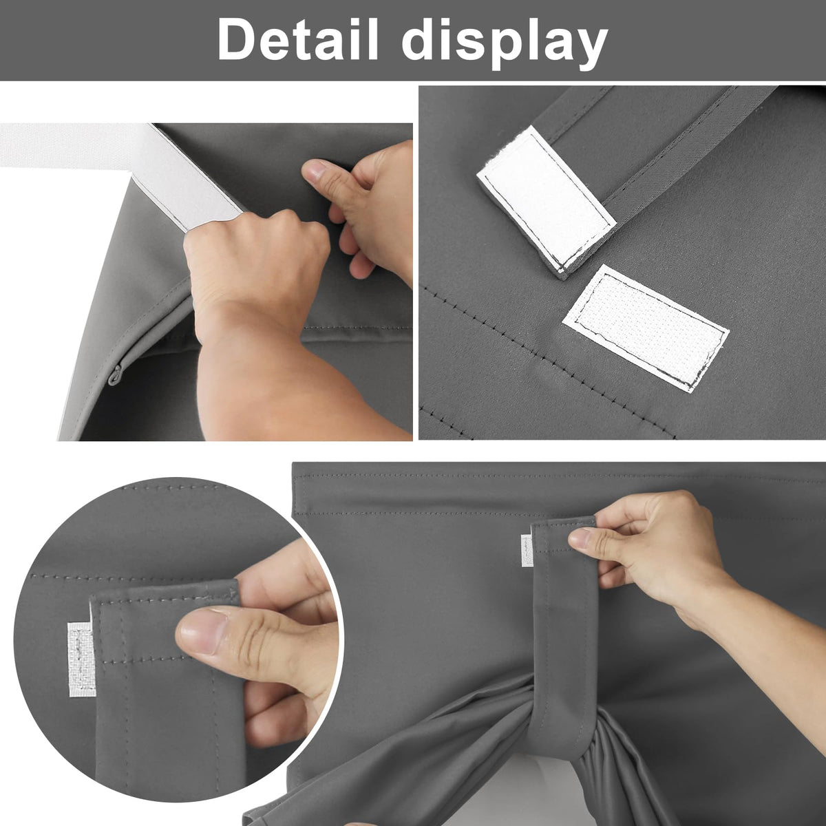100% Blackout Door Curtains J3123