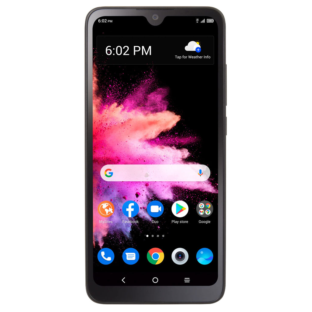 Black 32GB 4G LTE Prepaid Smartphone V28396