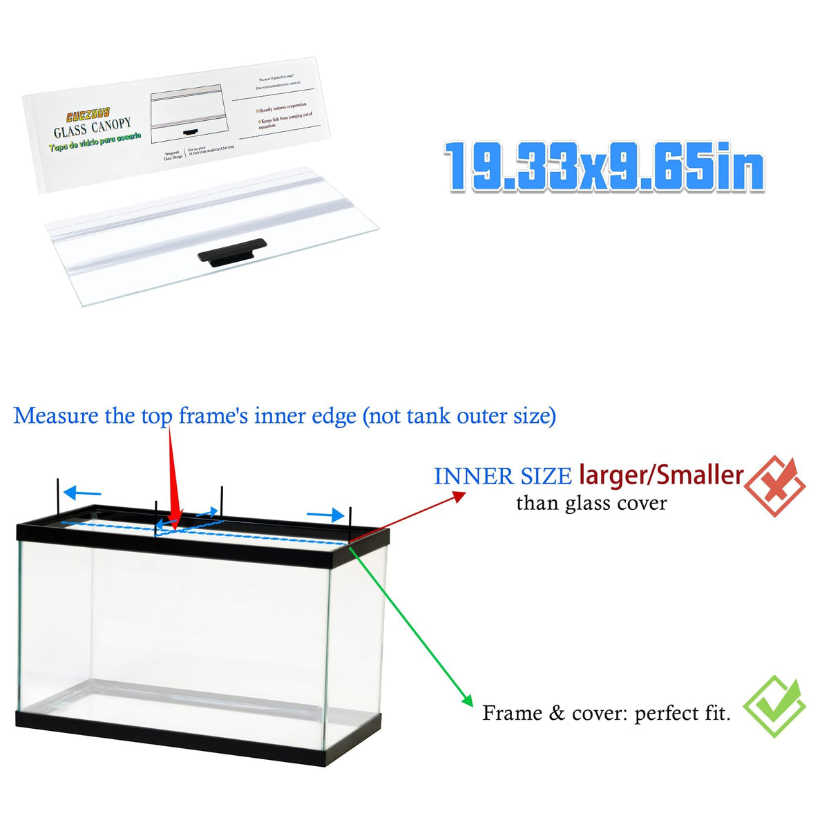 Clear Tempered Glass Canopy Z95555