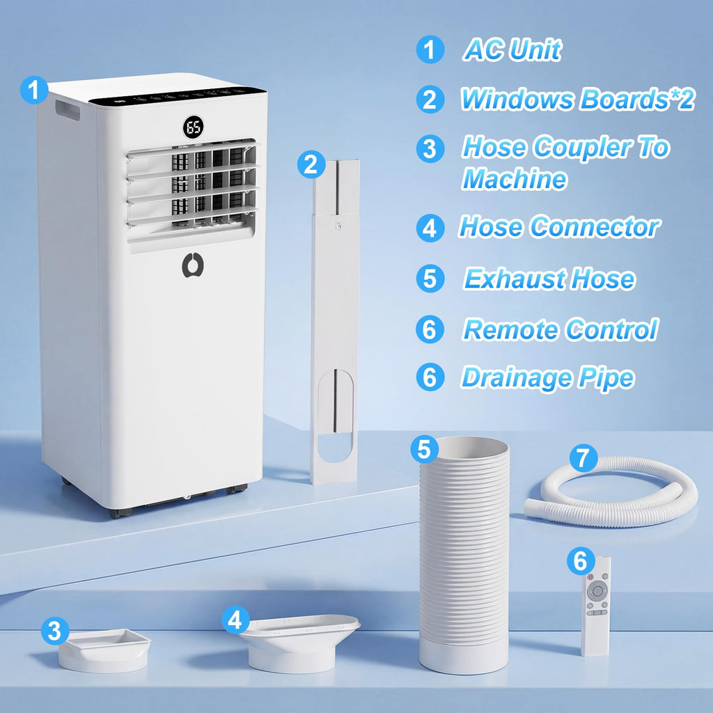 10000Btu 3 in 1 Portable Air Conditioner Q6648
