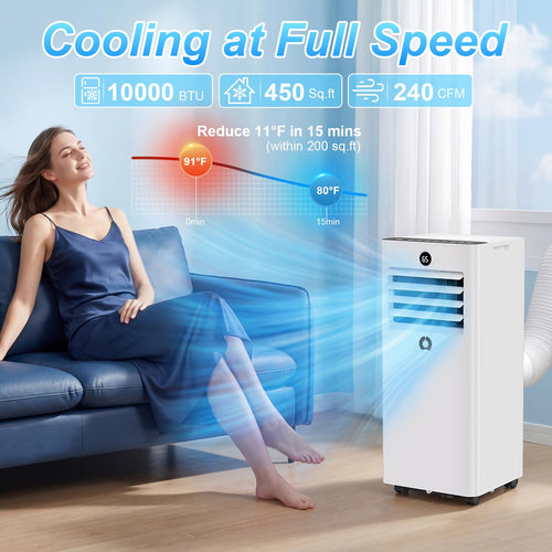 10000Btu 3 in 1 Portable Air Conditioner Q6648