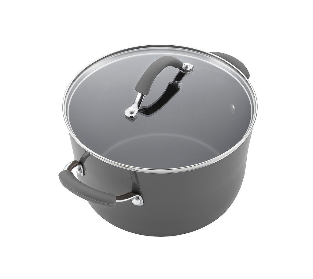 Sea Salt Gray 12-Piece Nonstick Cookware Set S1113