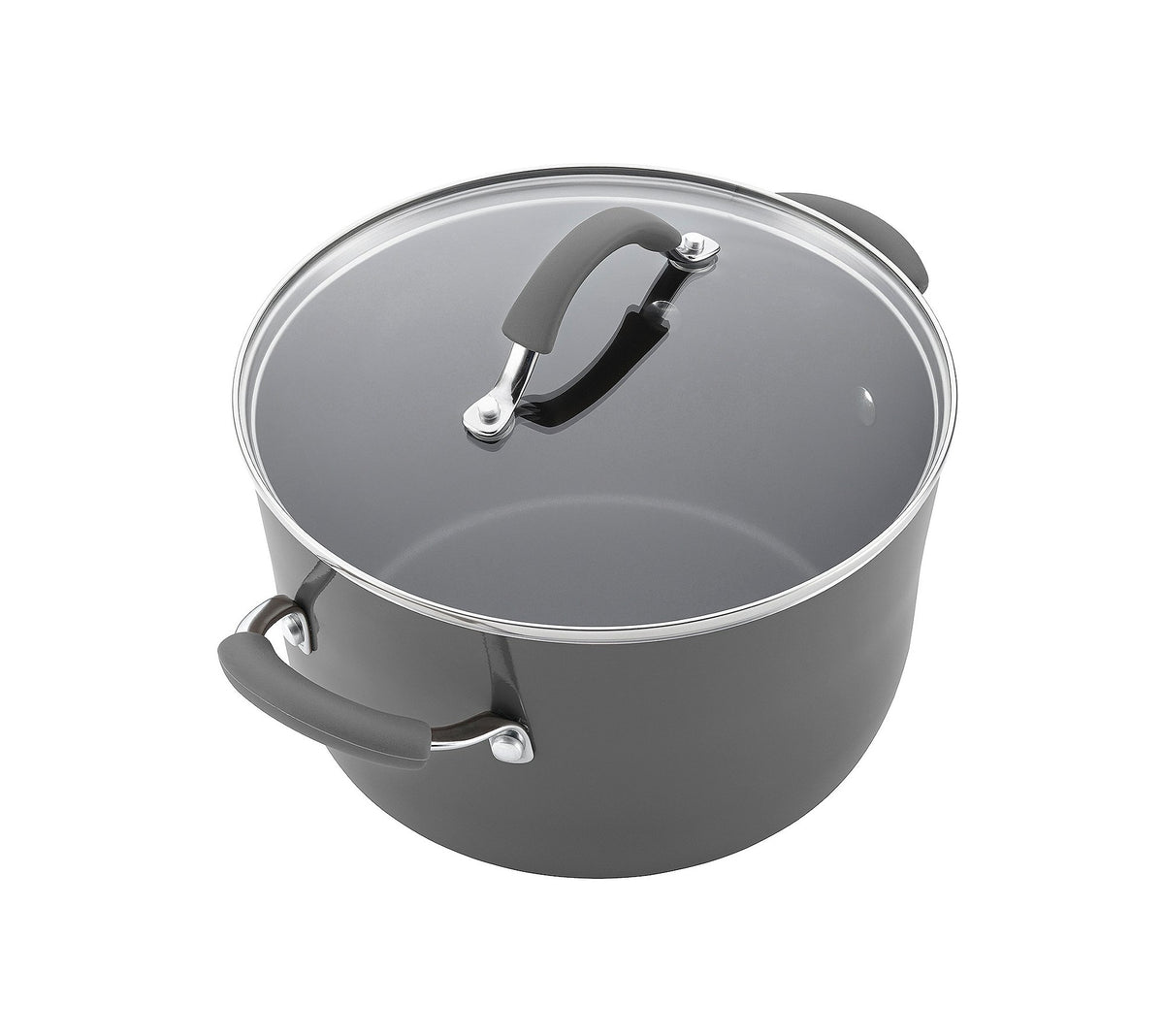 Sea Salt Gray 12-Piece Nonstick Cookware Set S1113