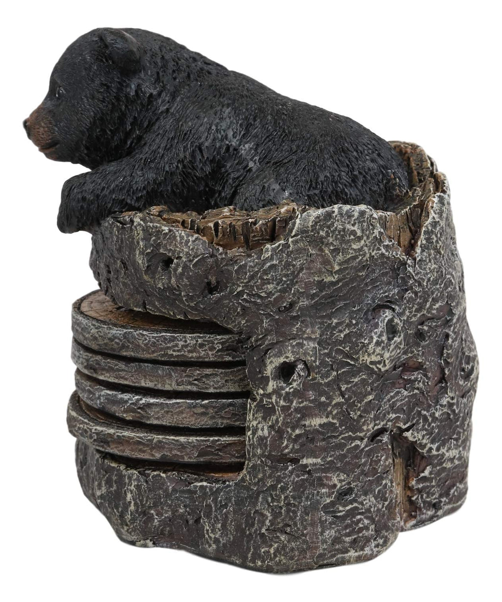 Black Bear Coaster Set with 4 Coasters N462979