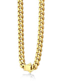 Stainless Steel Cuban Link Chain Necklace H9608