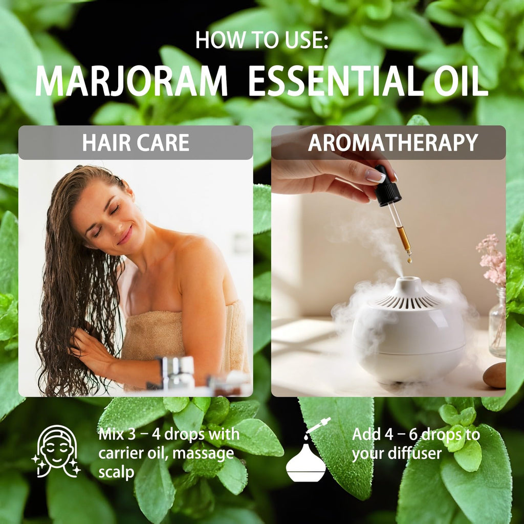 Lavender & Marjoram Essential Oil 4 Fl Oz Y196