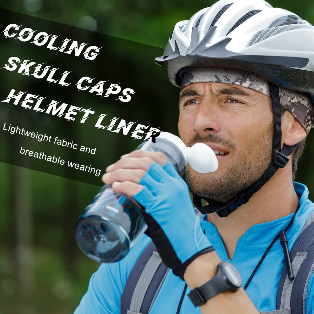 30 Pcs Cooling Skull Cap B87875