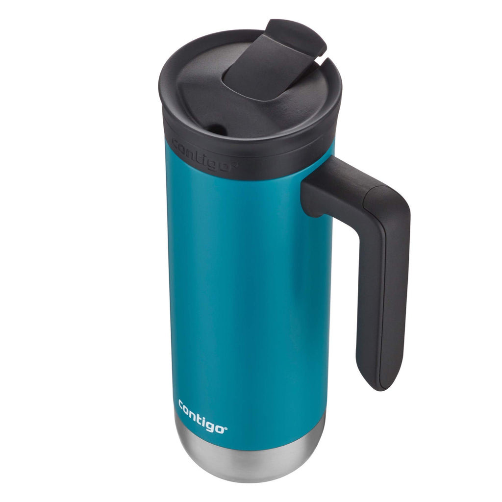 Stainless Steel 20oz Travel Mug with Handle D8935