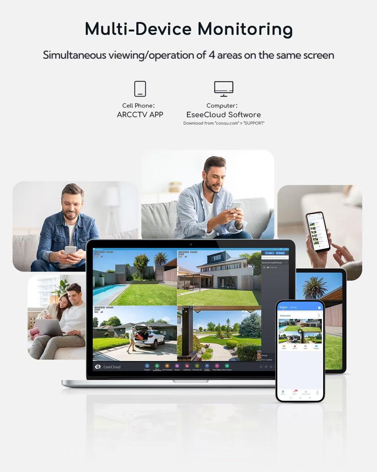 Solar Security Cameras Wireless Outdoor Y6110