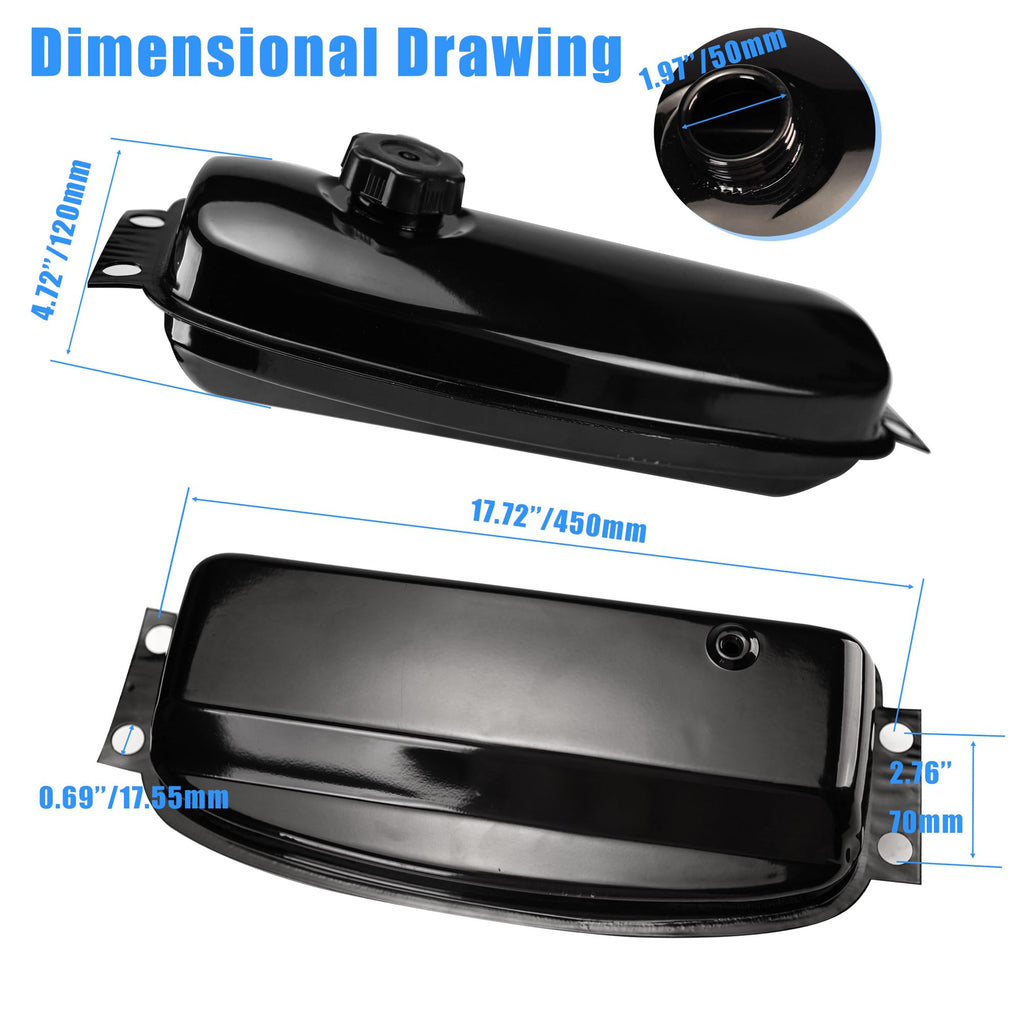 Metal Go Kart Gas Tank C694731
